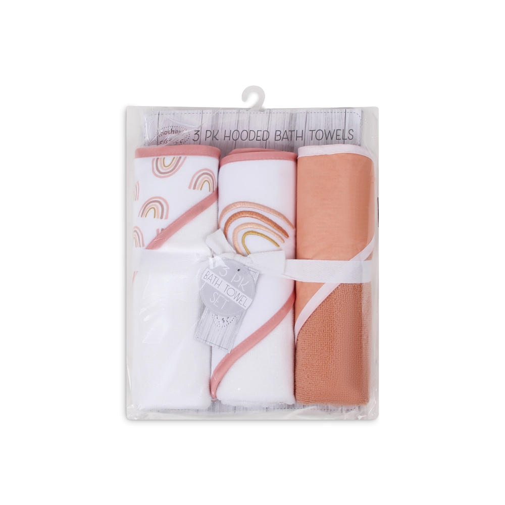 Mother's Choice 3-Pc Baby Hooded Towel Set (Raibvow)